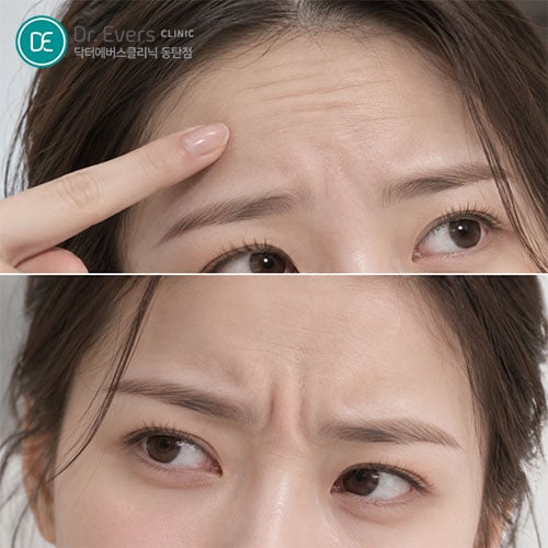 주름보톡스 주기 유지기간 이마 미간 눈가 주의사항 닥터에버스의원 동탄점